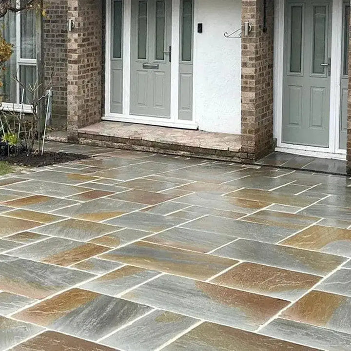Indian York sandstone paving slabs