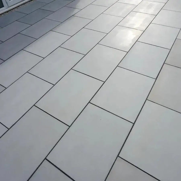 smooth Indian sandstone paving Kandla grey